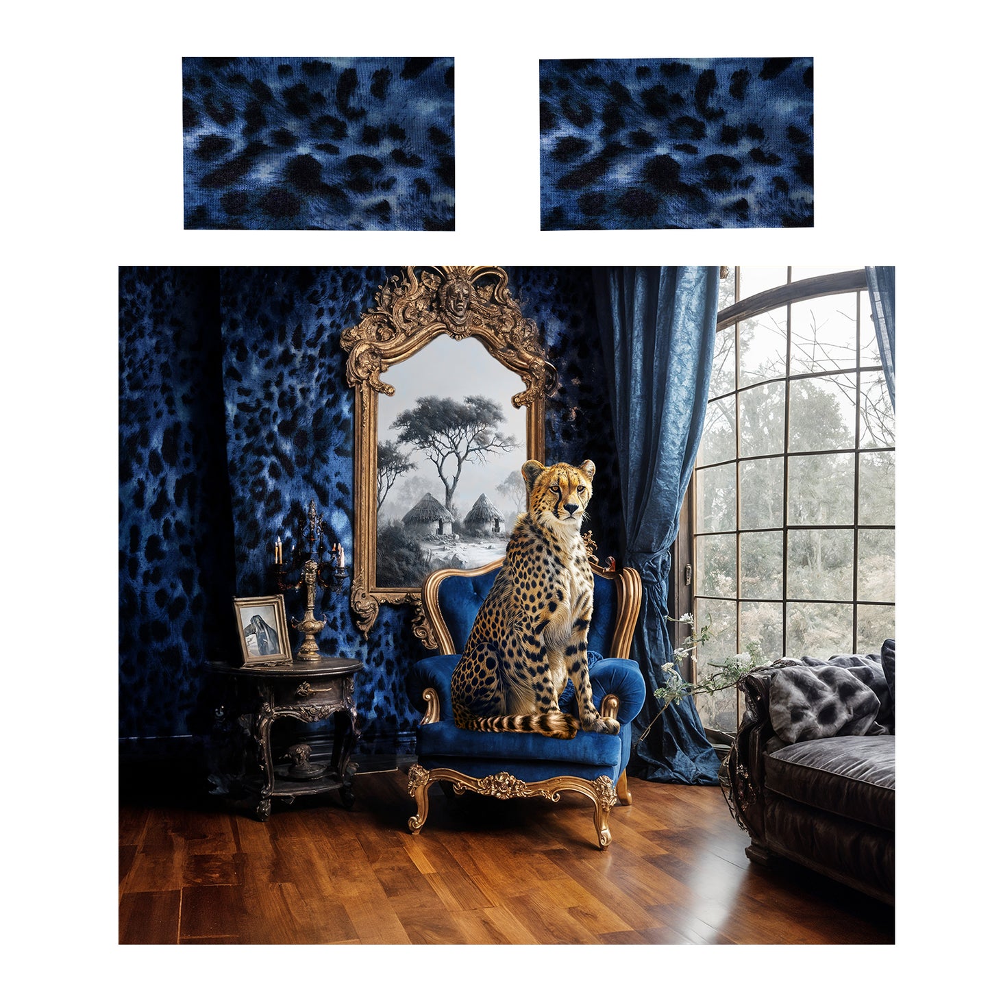 Cheetah at Ease Duvet Cover Set