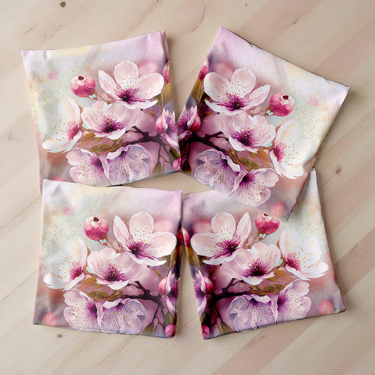 Cherry Blossoms Luxury Scatter Covers (Set of 4)