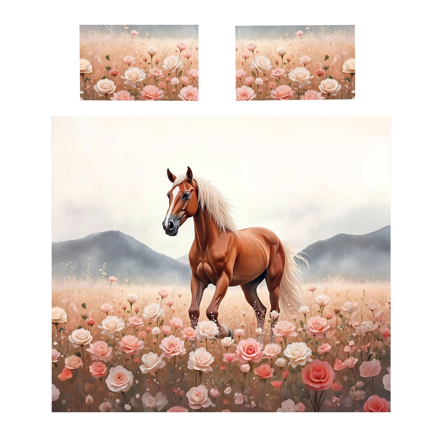 Chestnut Stallion Tranquillity Duvet Cover Set