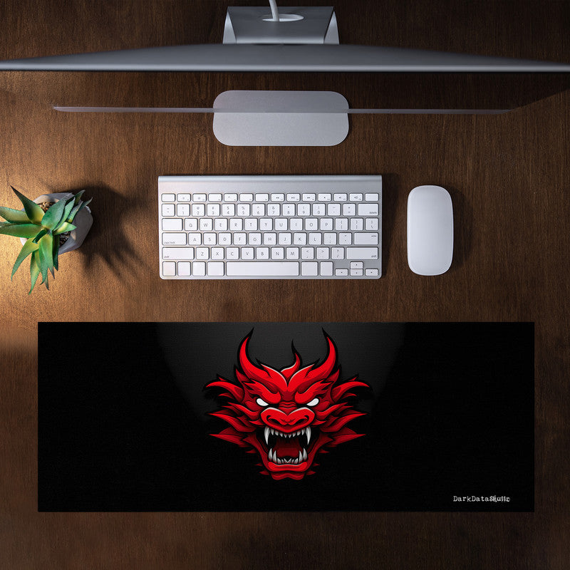 Chinese Dragon Large Desk Pad by Wikus Schalkwyk