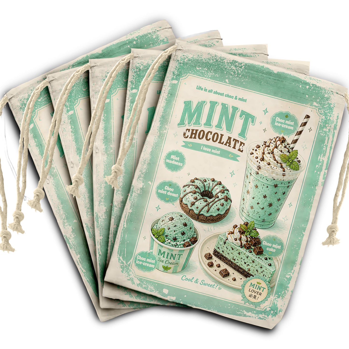 Choc-Mint Gift Bag (Set of 2)