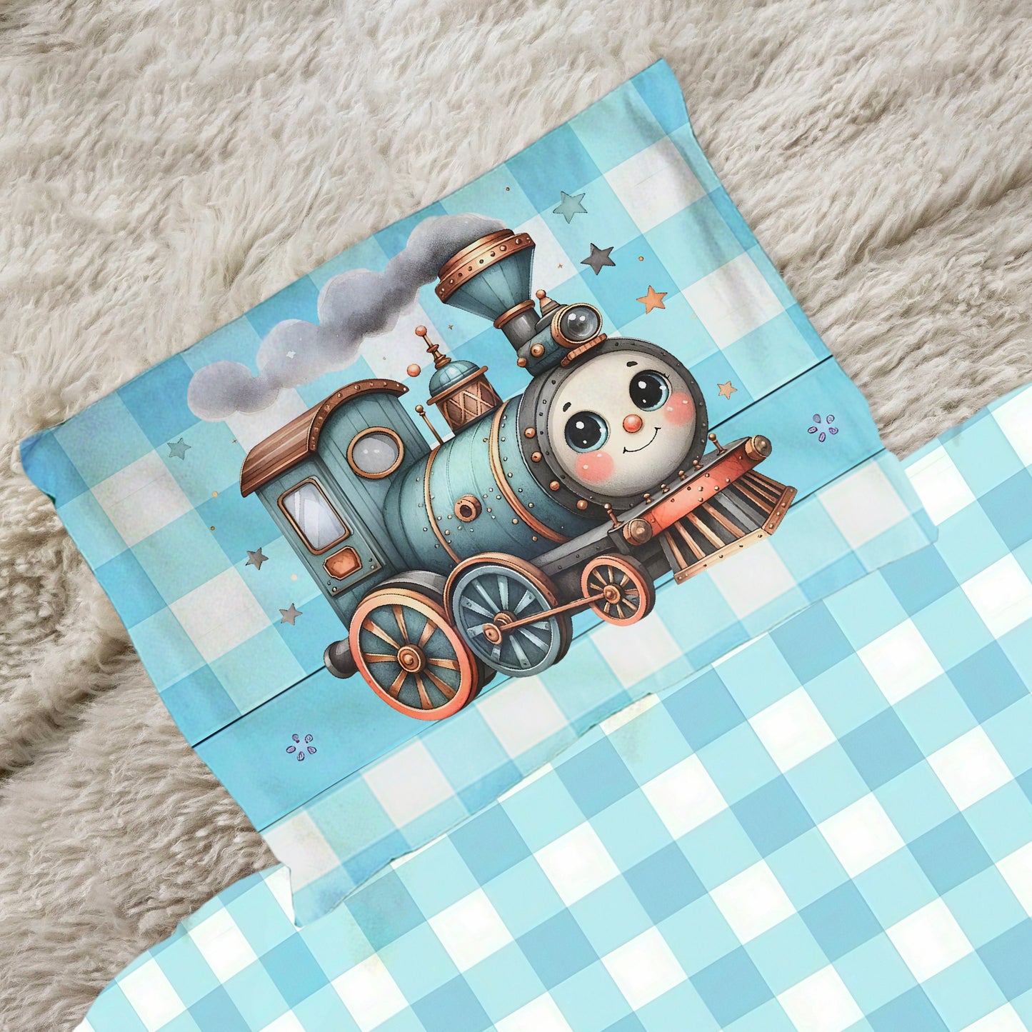 Choo Choo Engine Cot Set