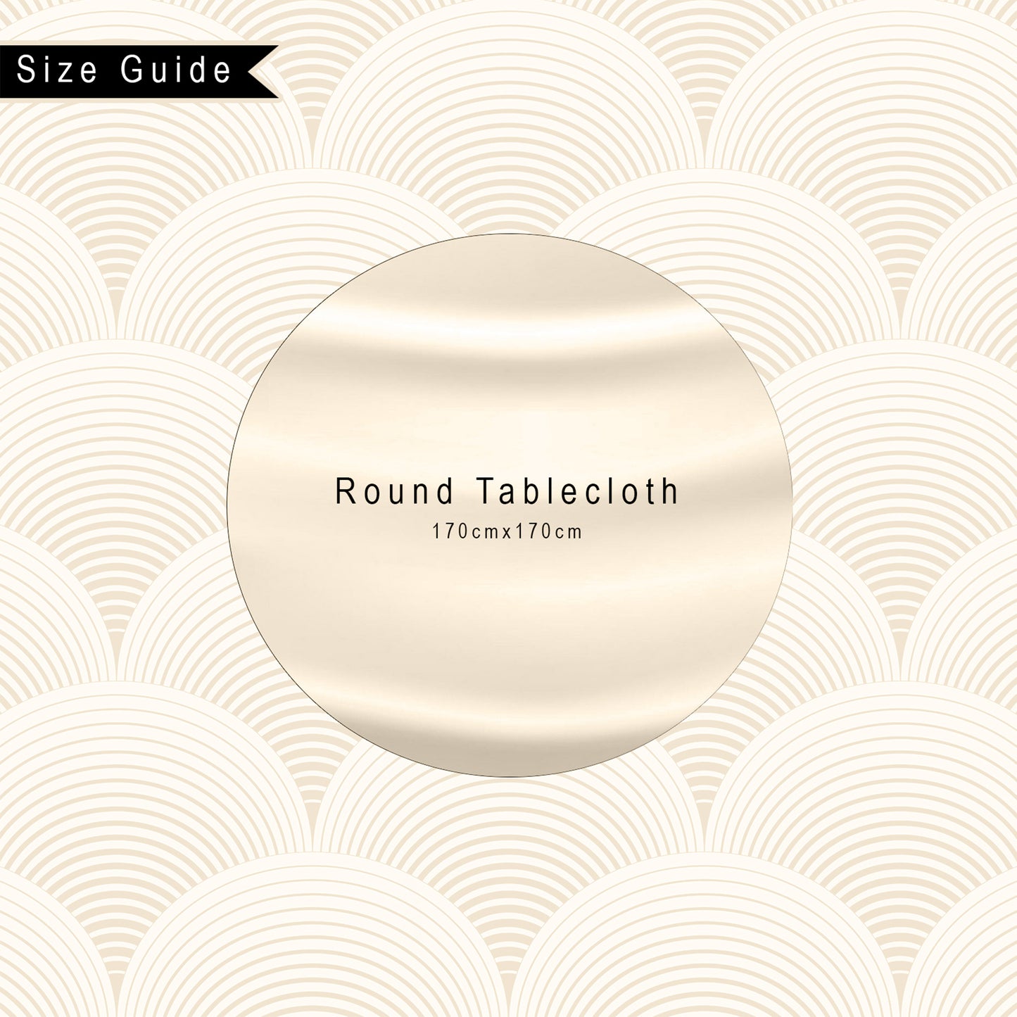Christmas Candy Round Tablecloth
