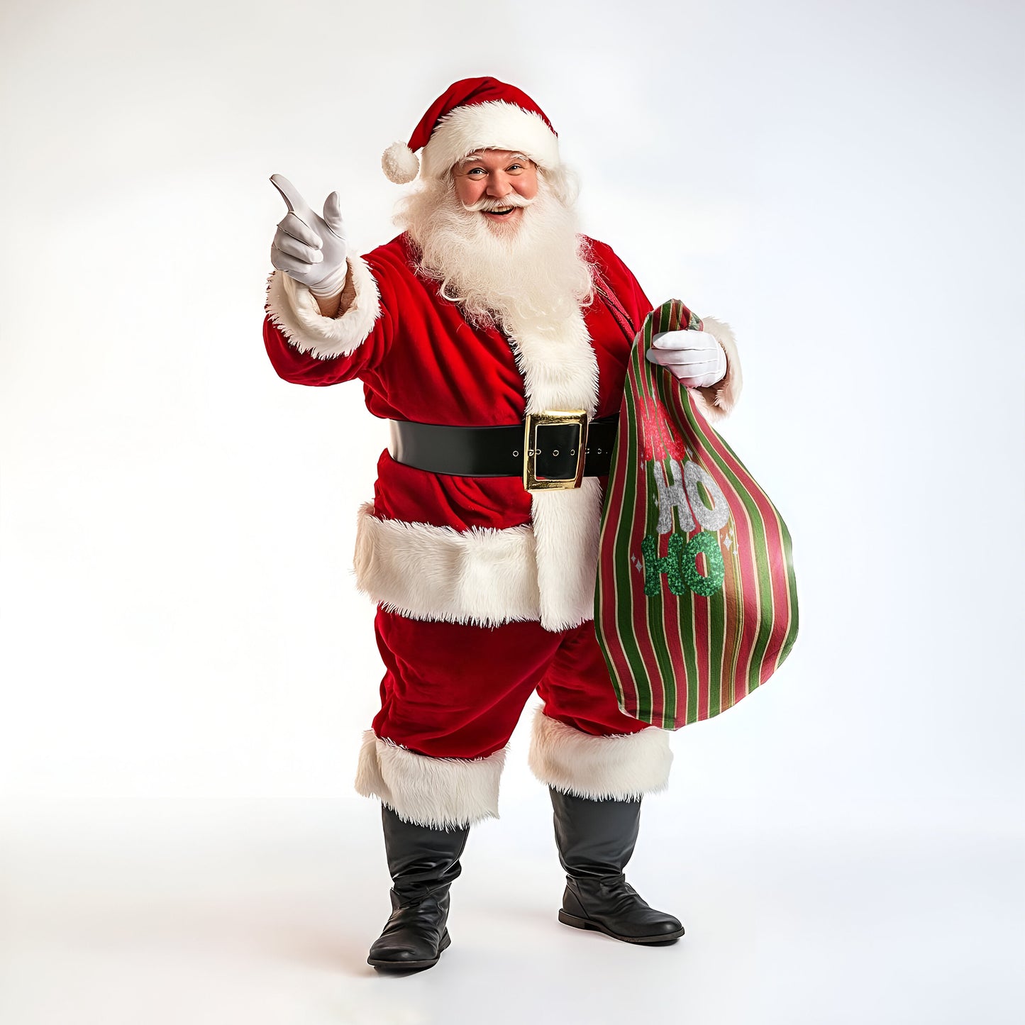 Christmas Poinsettia Gift Sack