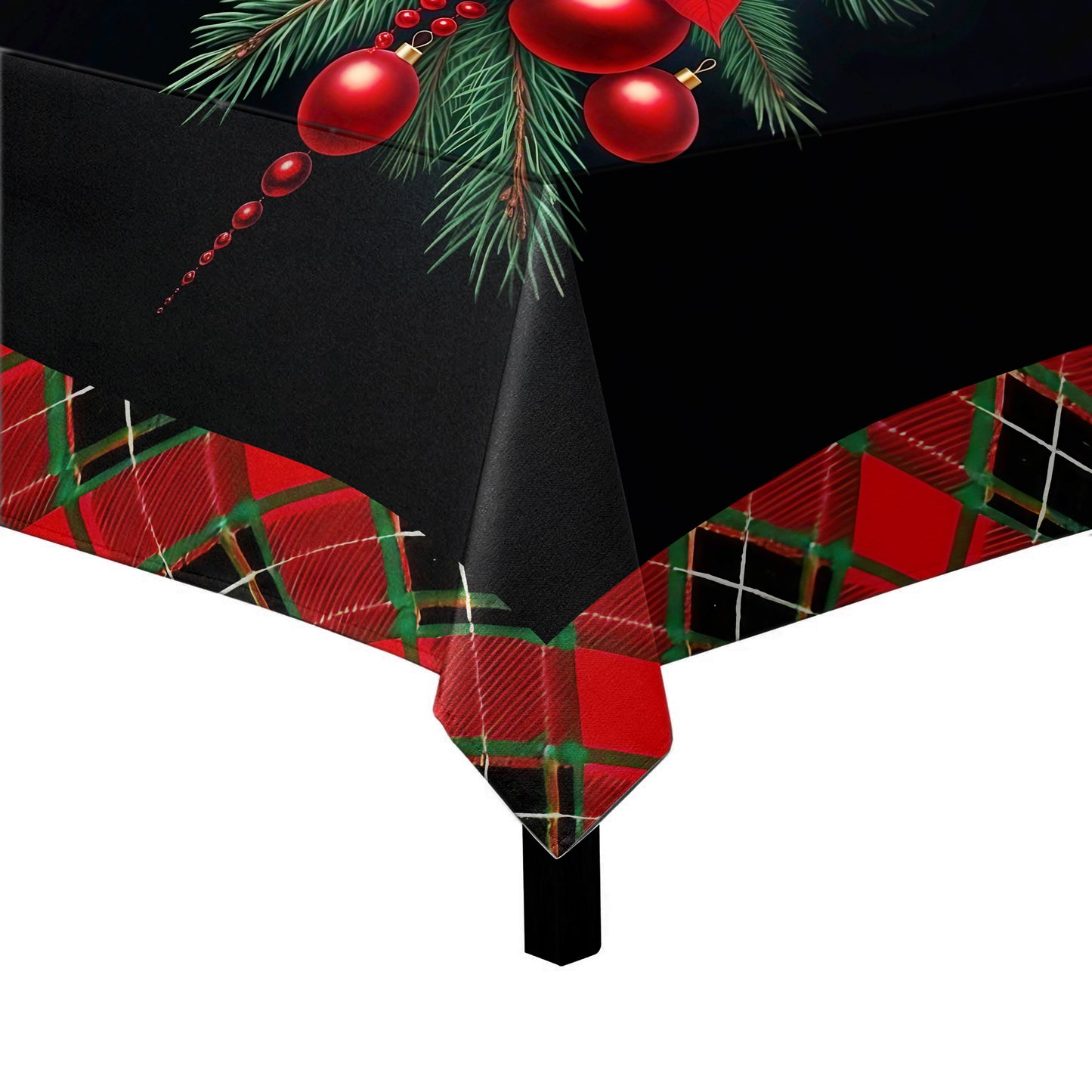 Christmas lumberjack Plated Pattern Bloom Square Tablecloth