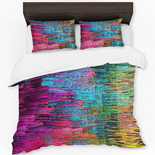 Chromatic Chaos Duvet Cover Set