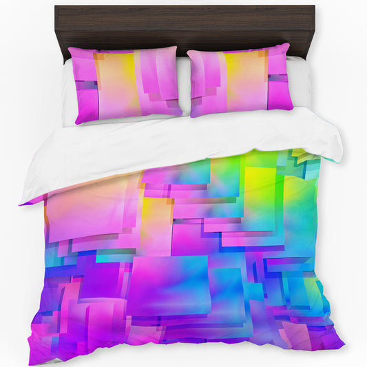 Chromatic Blocks Duvet Cover Set