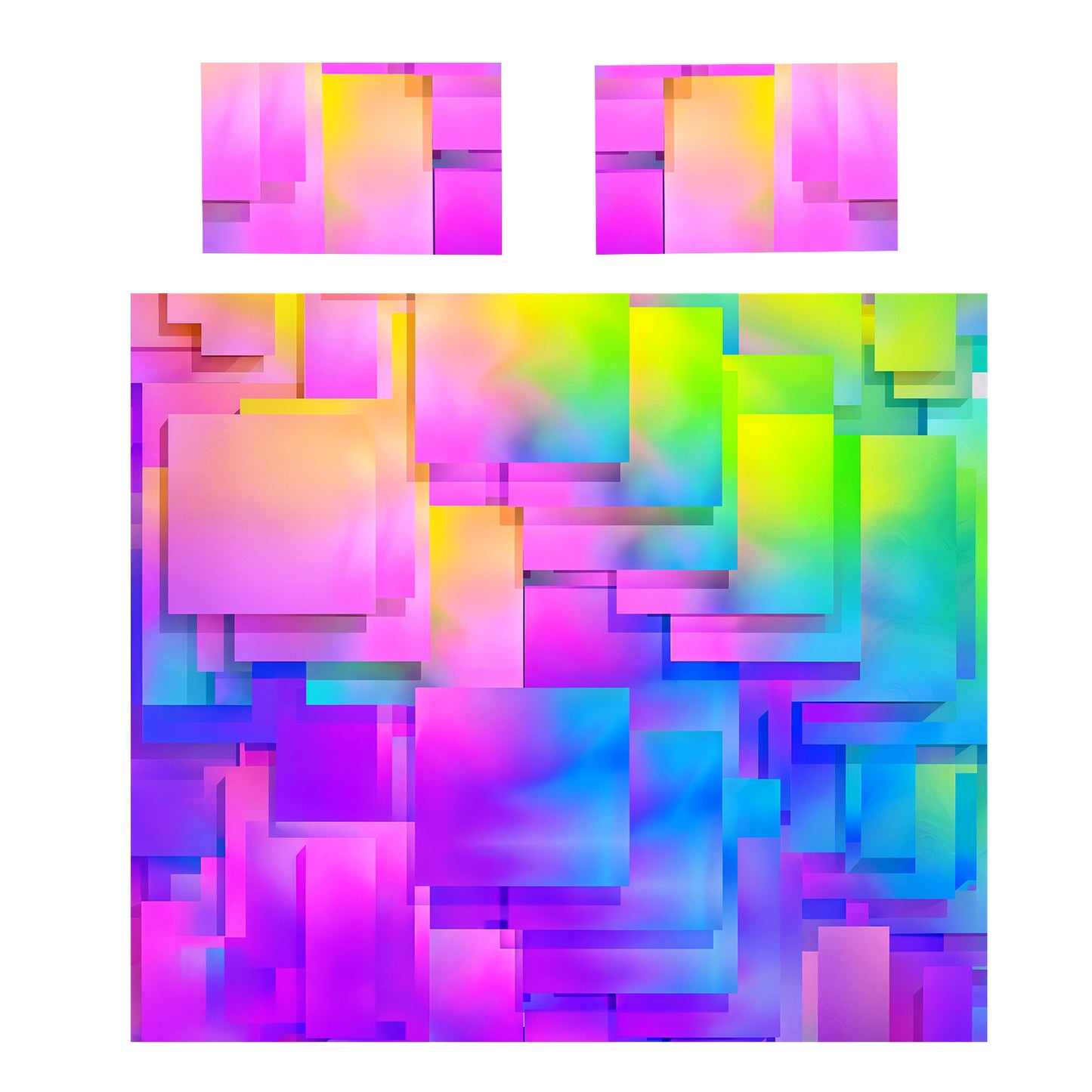 Chromatic Blocks Duvet Cover Set