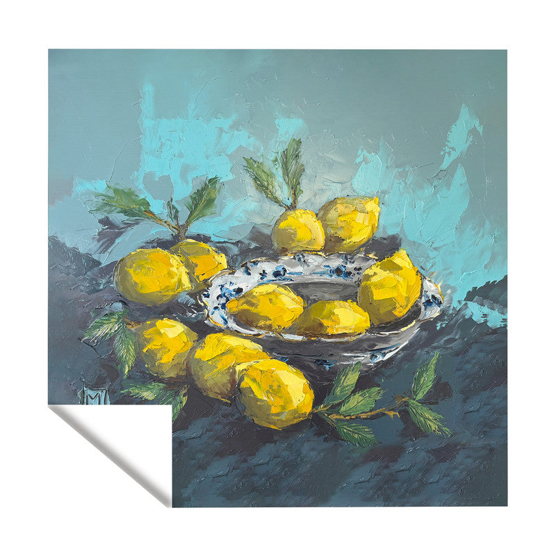 Citrus Serenity Square Tablecloth by Juanette Menderoi