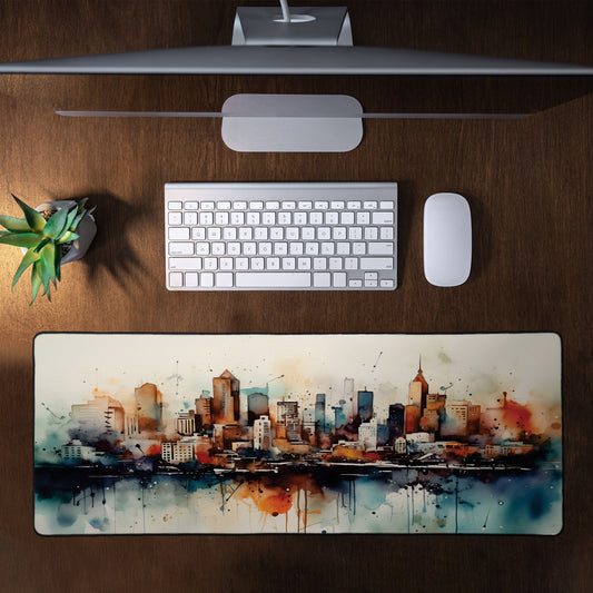 City Scape Large Desk Pad