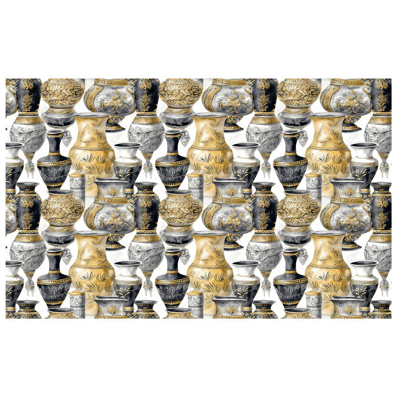 Classic Grecian Pots Rectangle Tablecloth