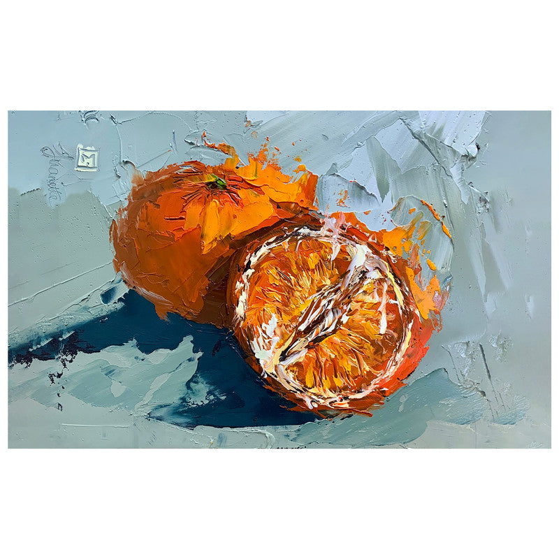 Close Up Clementine By Juanette Menderoi Rectangle Tablecloth