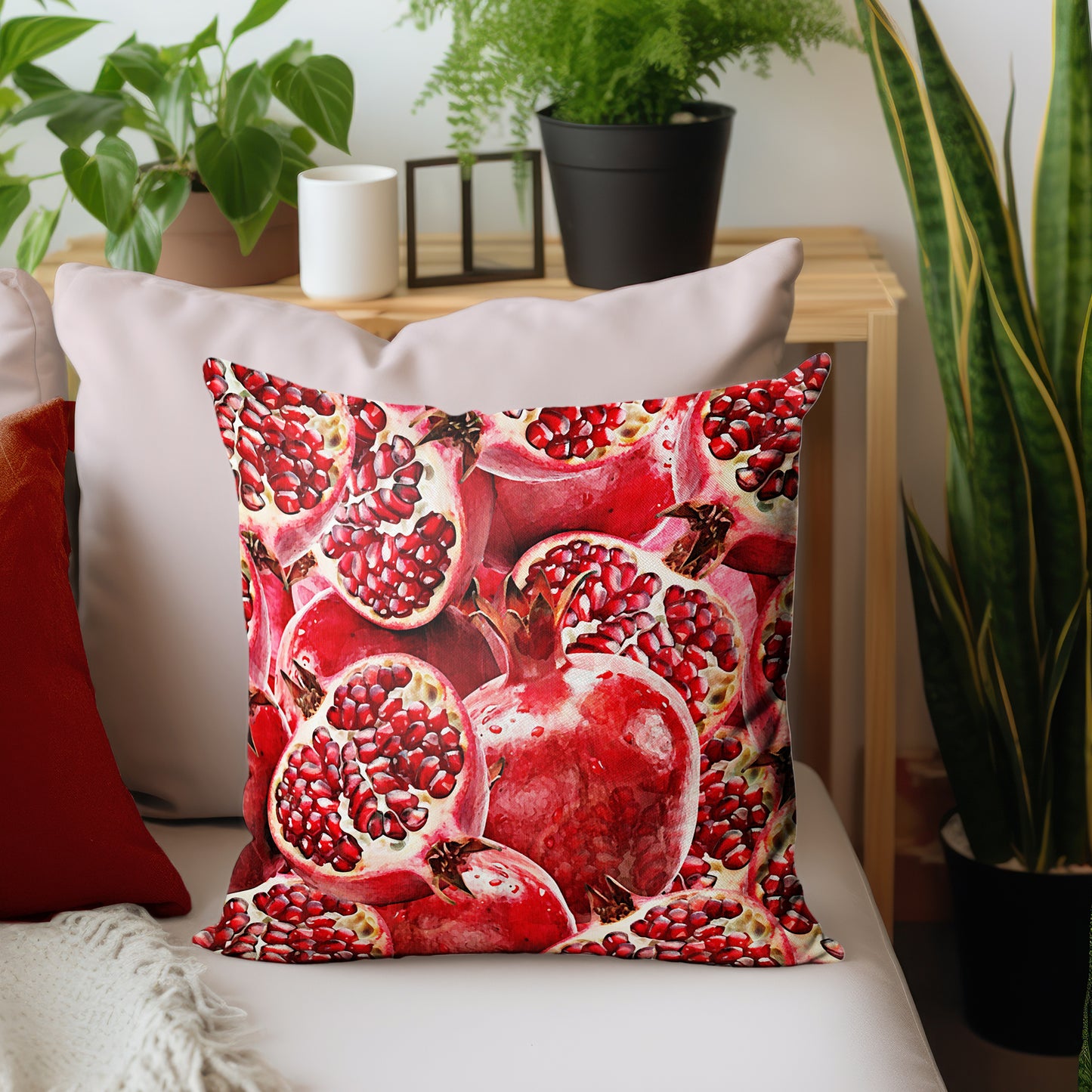 Closeup Pomegranates Luxury Scatter by Mark van Vuuren