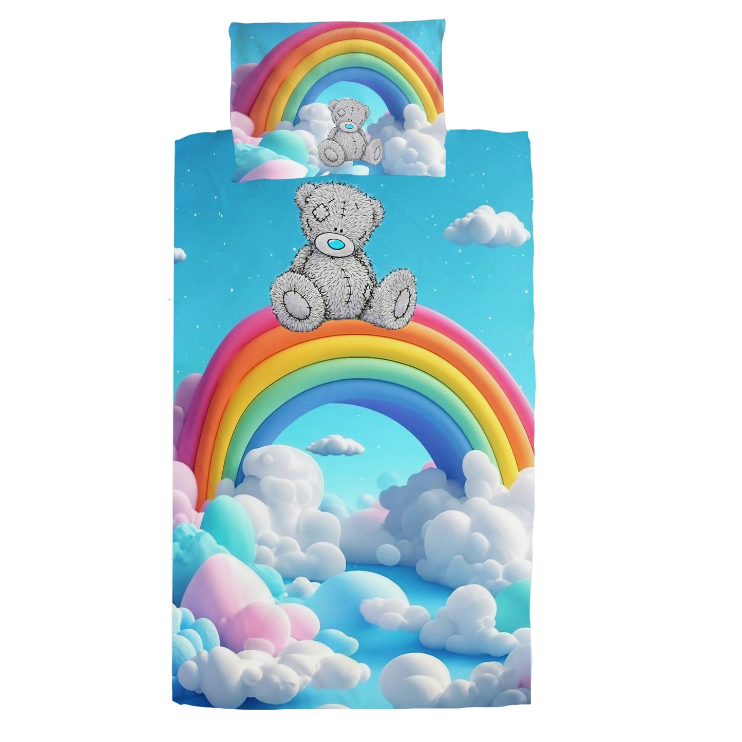 Cloud Bear Cub Cot Set