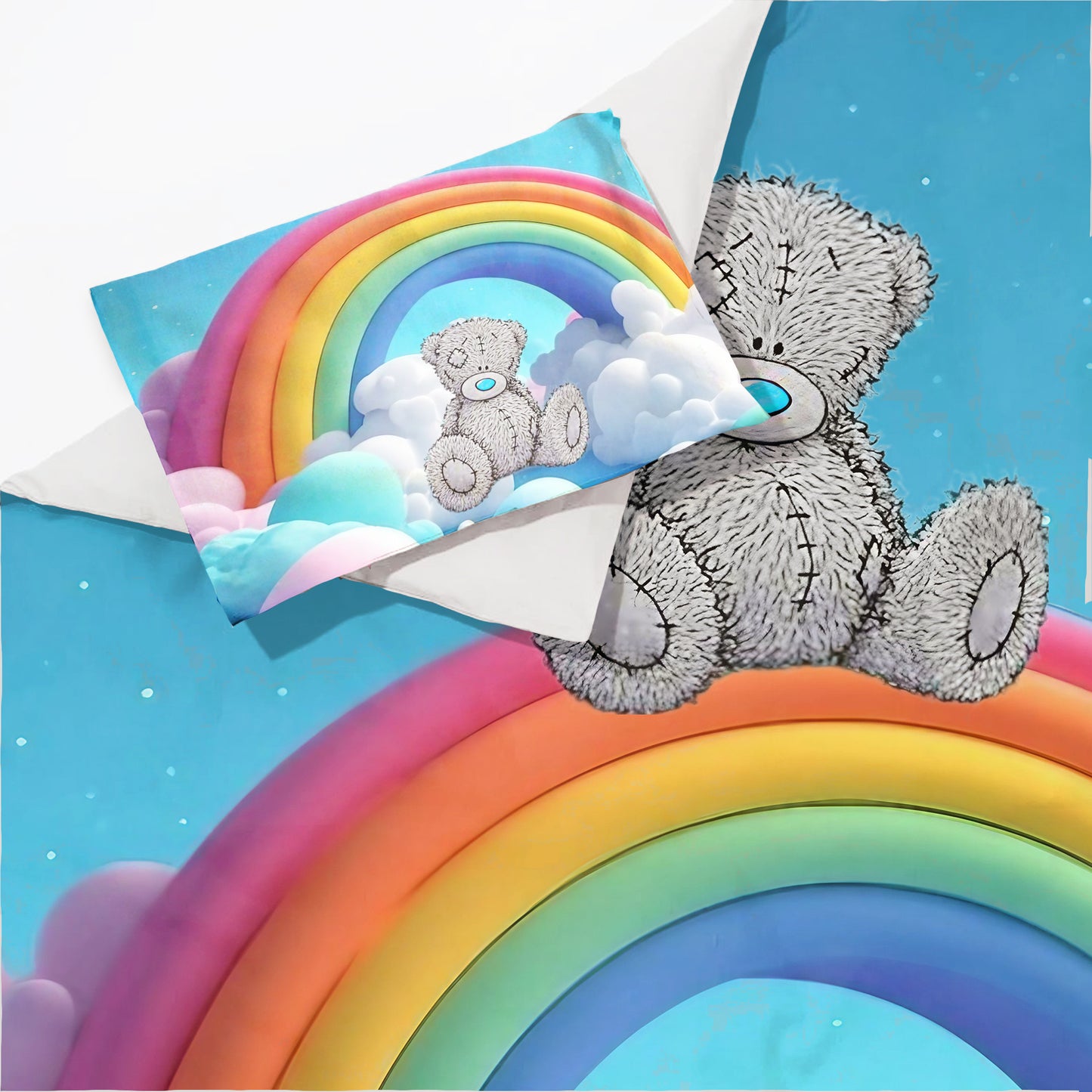 Cloud Bear Cub Cot Set