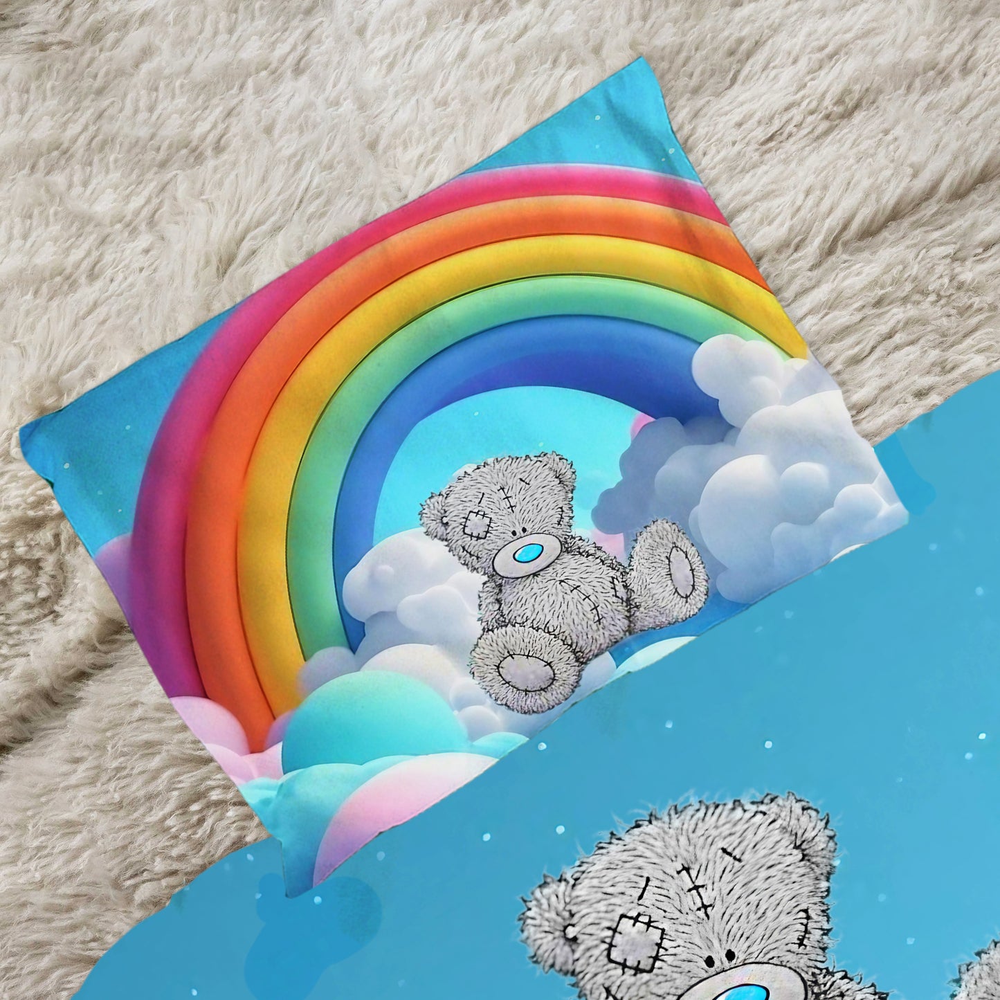 Cloud Bear Cub Cot Set