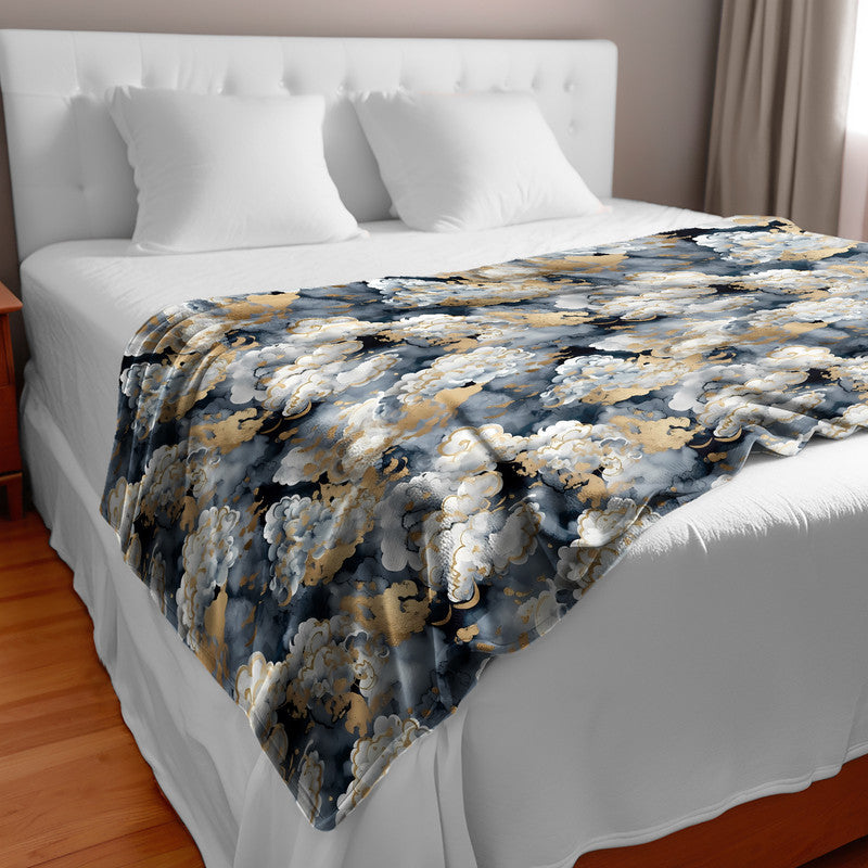 Cloudy Night Light Bed Throw