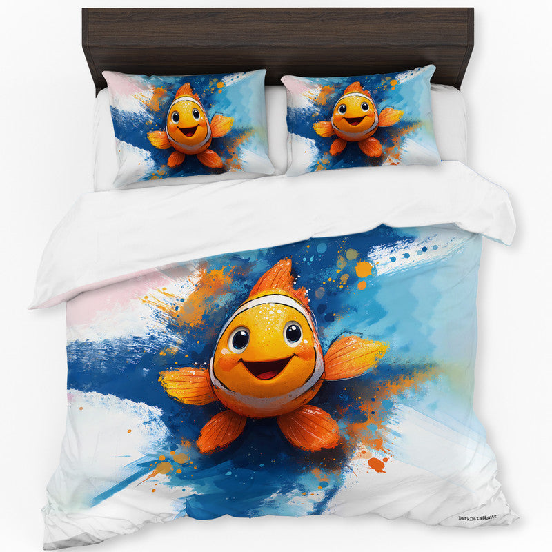 Clownfish Duvet Cover Set by Wikus Schalkwyk