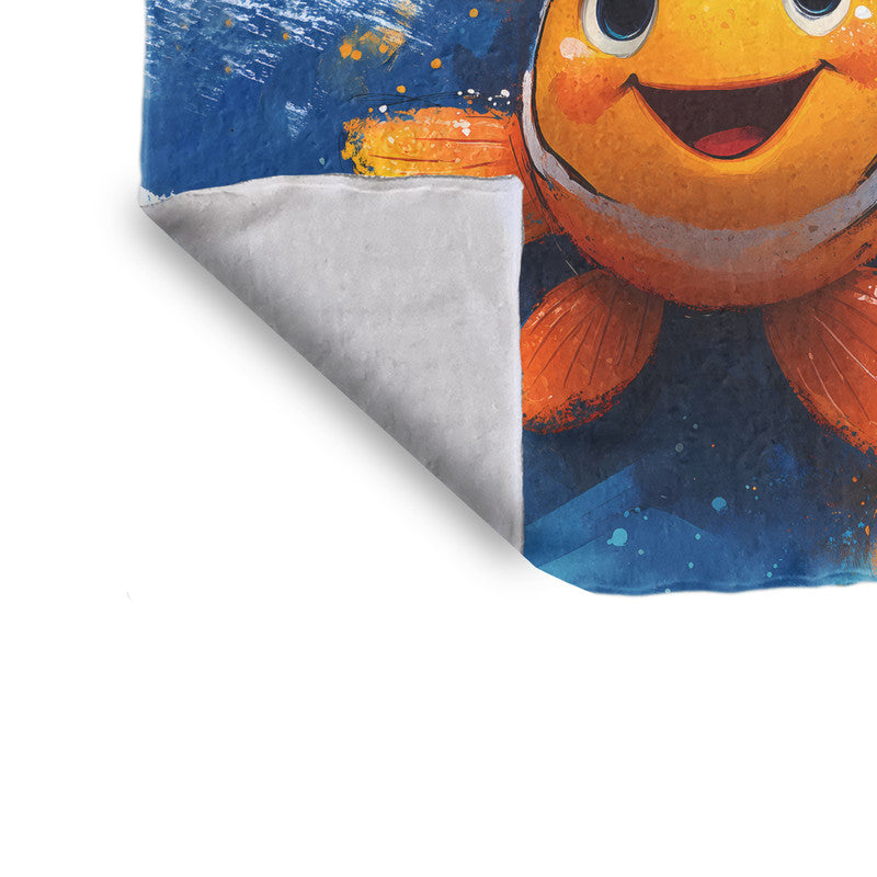 Clownfish Minky Blanket by Wikus Schalkwykz
