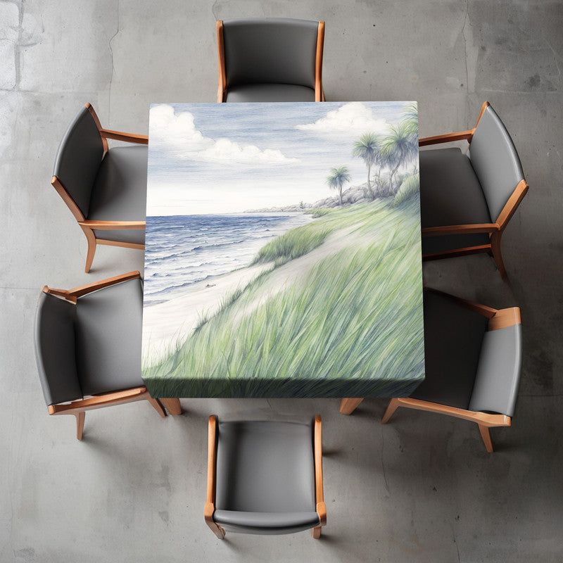 Coastal Haven Square Tablecloth by Nathan Pieterse