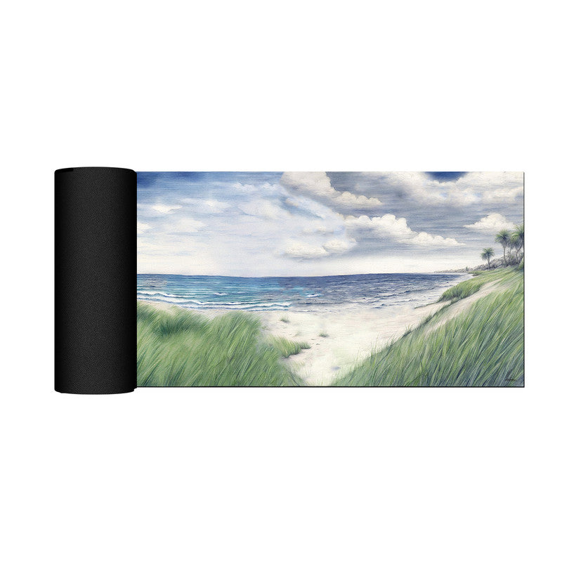 Coastal Haven Waveside Retreat Desk Pad by Nathan Pieterse