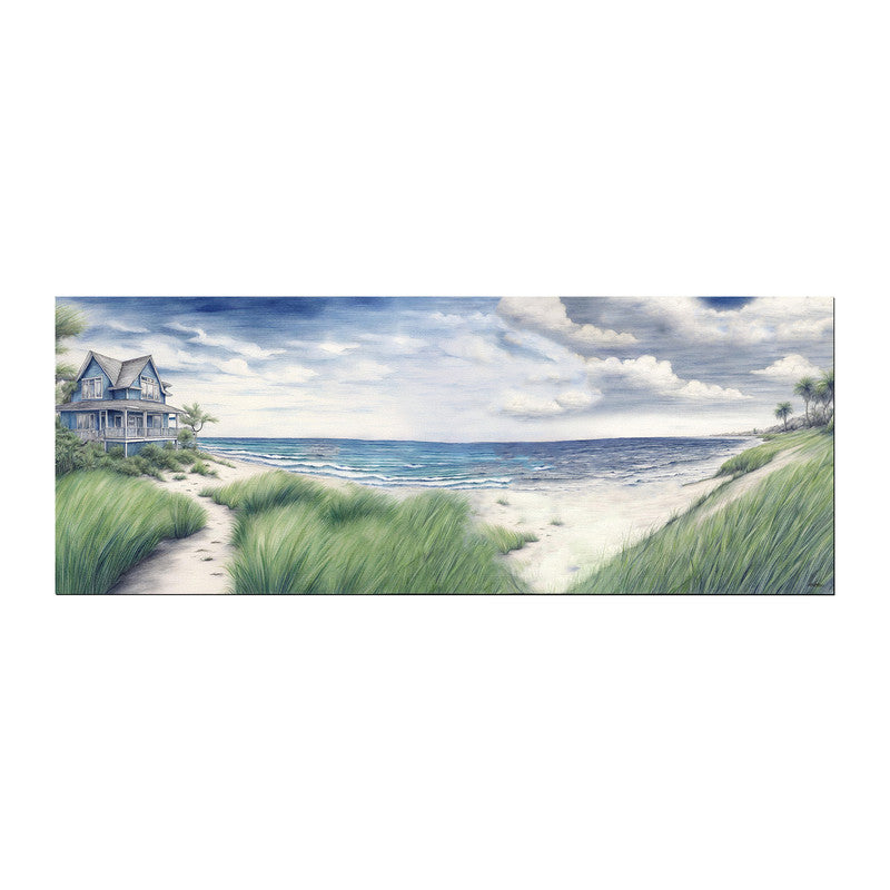 Coastal Haven Waveside Retreat Desk Pad by Nathan Pieterse