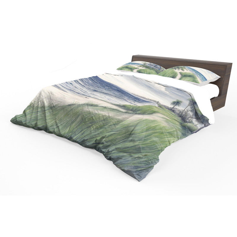 Coastal Haven Waveside Retreat Duvet Cover Set by Nathan Pieterse