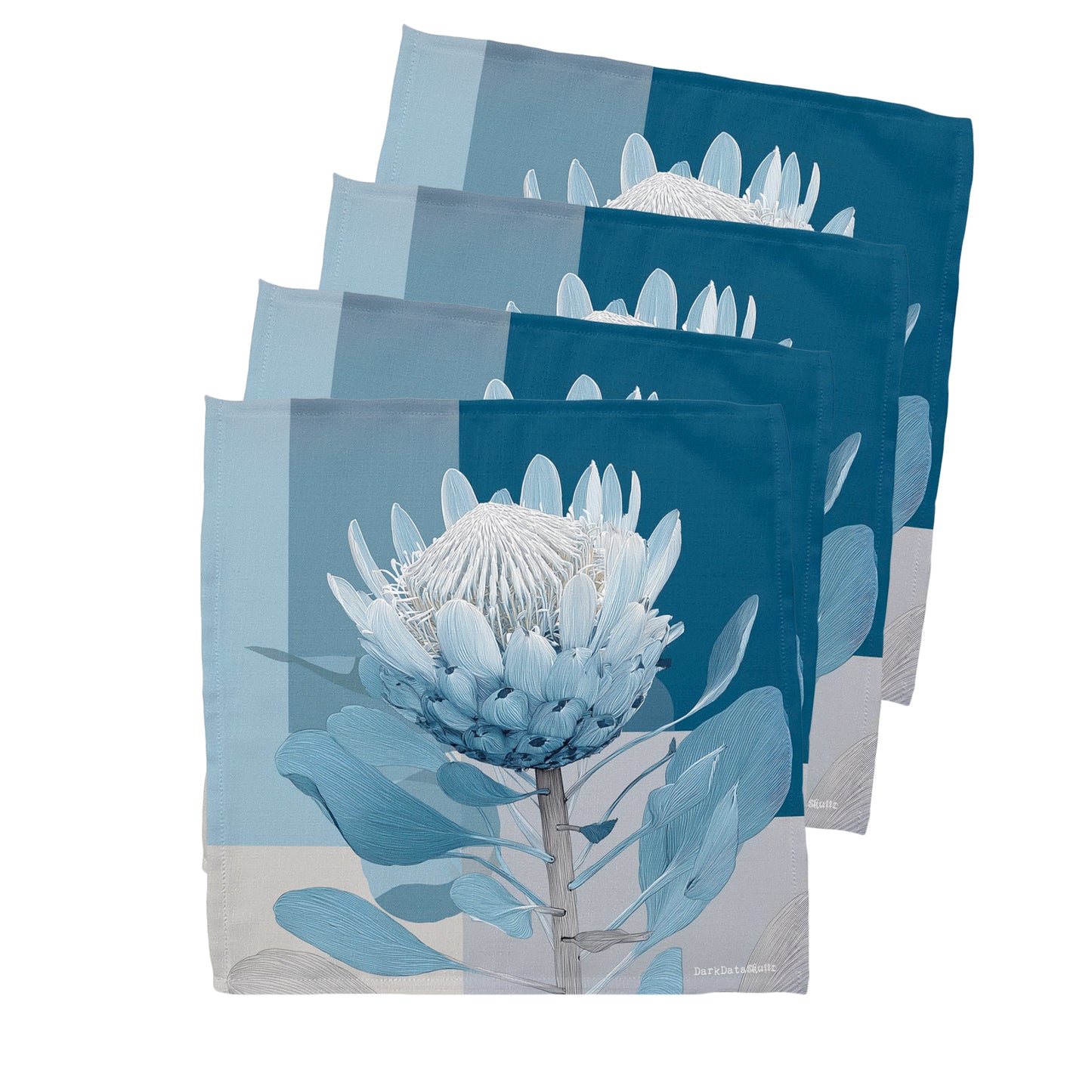 Coastal Fynbos Azure Napkins by Wikus Schalkwyk