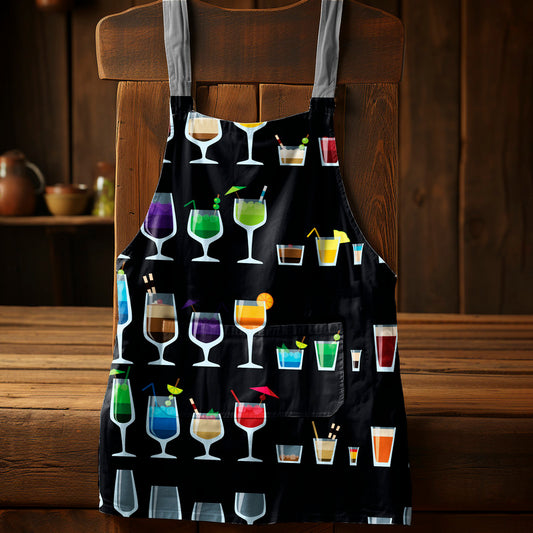 Cocktail Shelf Medium Length Apron