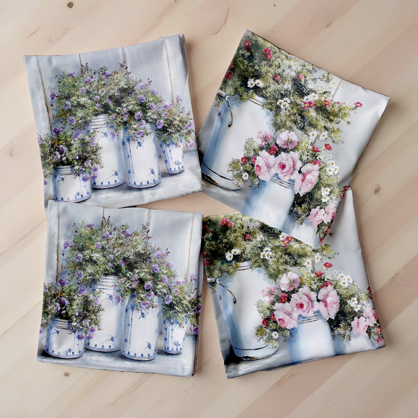 Collection of Flowers Luxury Scatter Covers By Stella Bruwer (Set of 4)