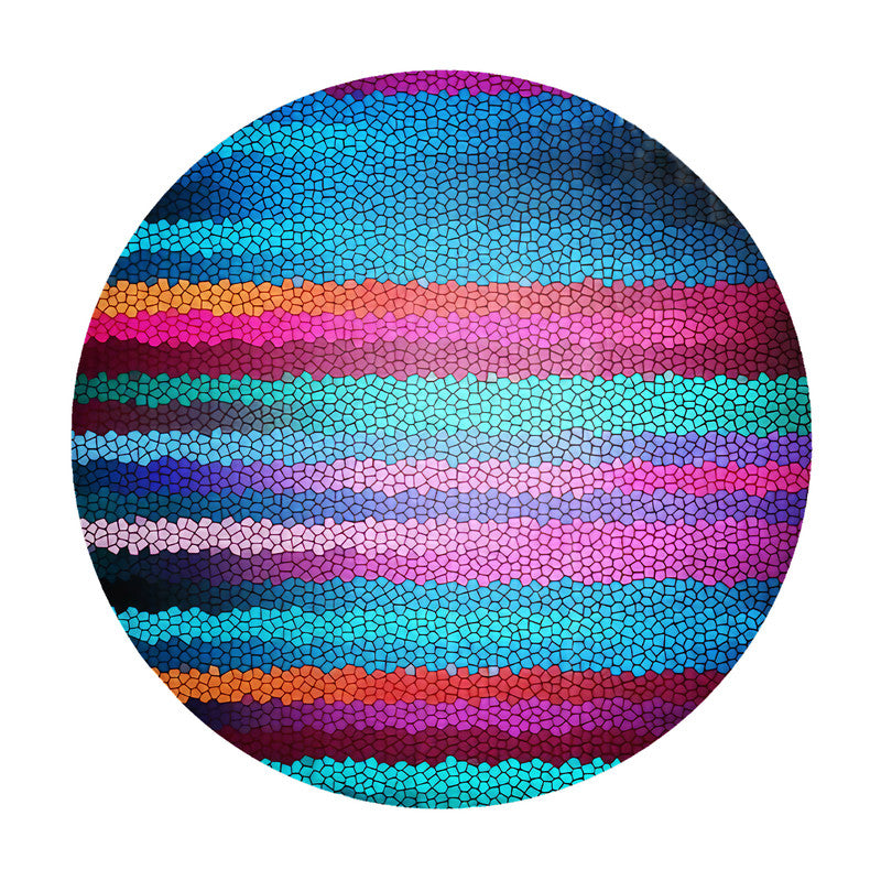 Colour of Mosaic Round Tablecloth
