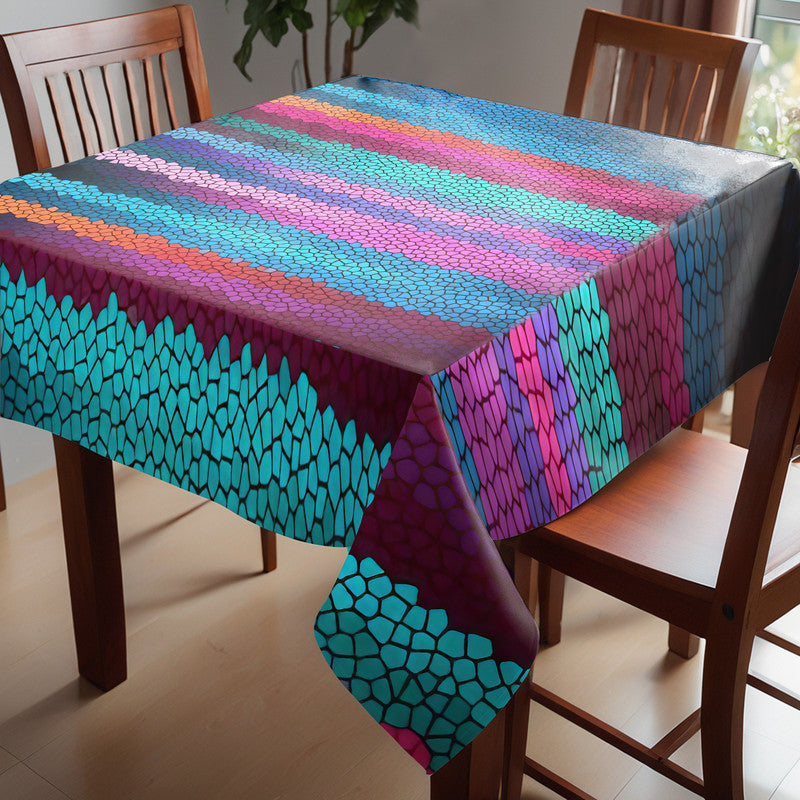 Colour Of Mosaic Square Tablecloth