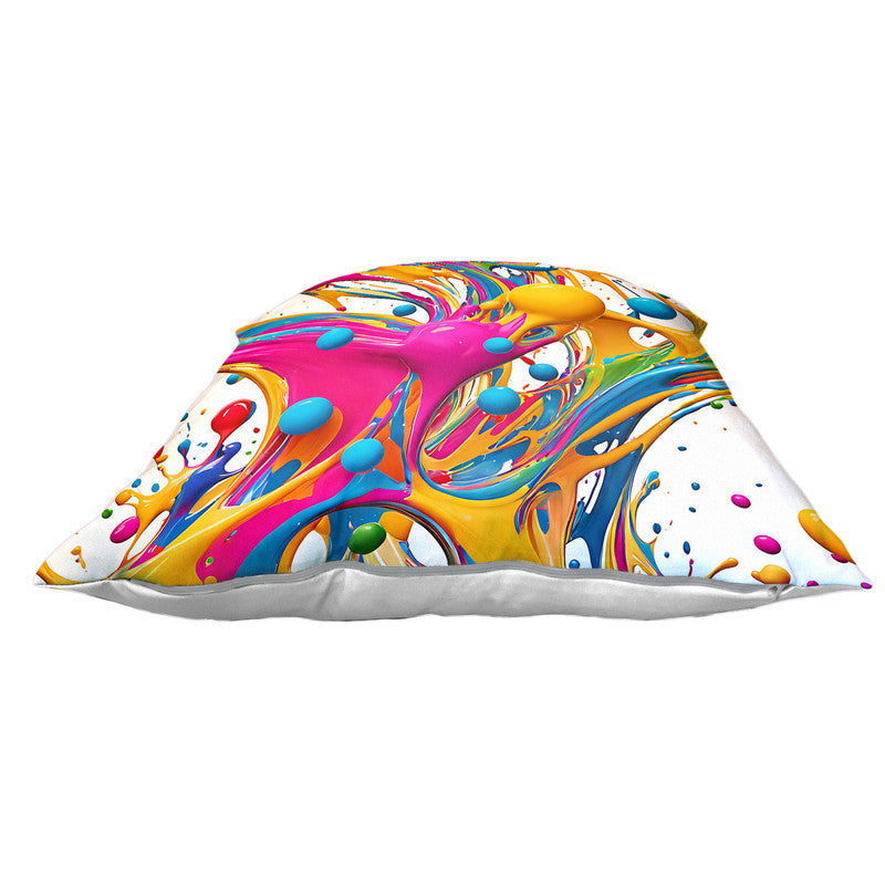 Colour Splash On White Luxury Scatter