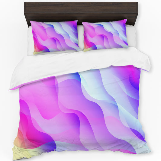 Colour Me Beautiful Waves Duvet Cover Set