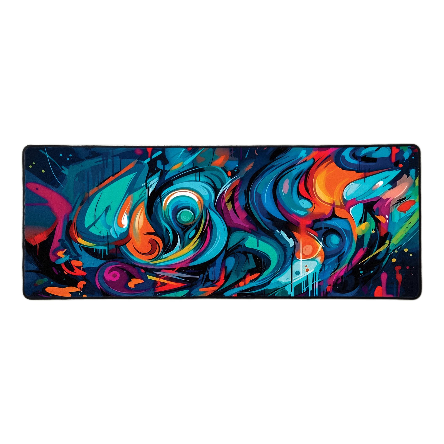 Colour Swirls Large Desk Pad