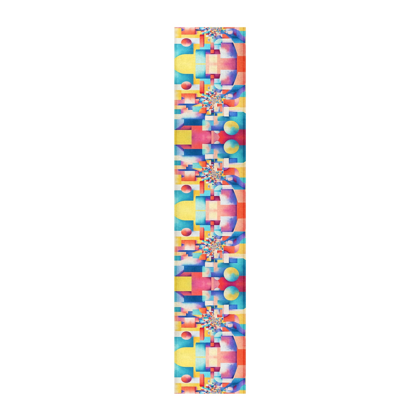 Coloured Geometry Table Runner