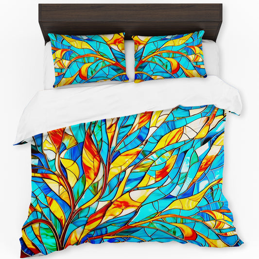 Coloured Glass Prism Duvet Cover Set