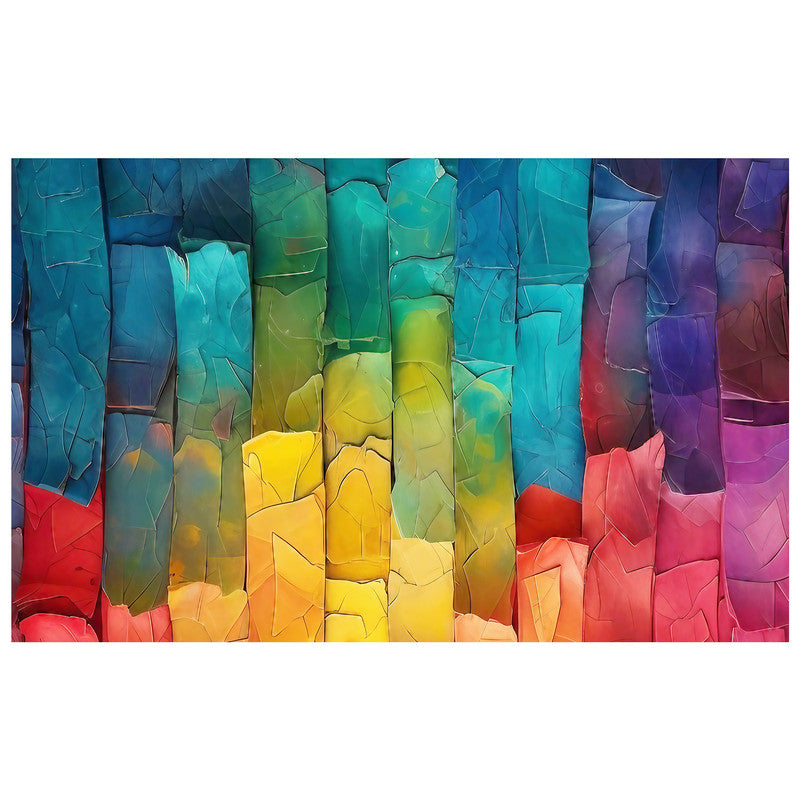 Colourful Bark Rectangle Tablecloth