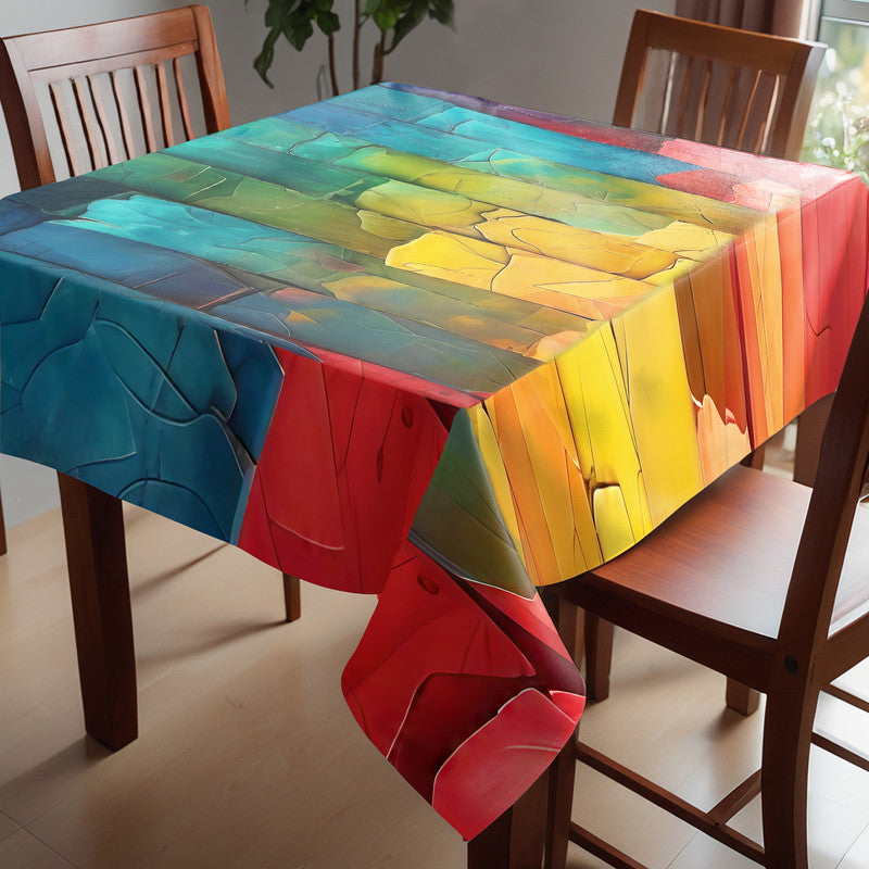 Colourful Bark Square Tablecloth