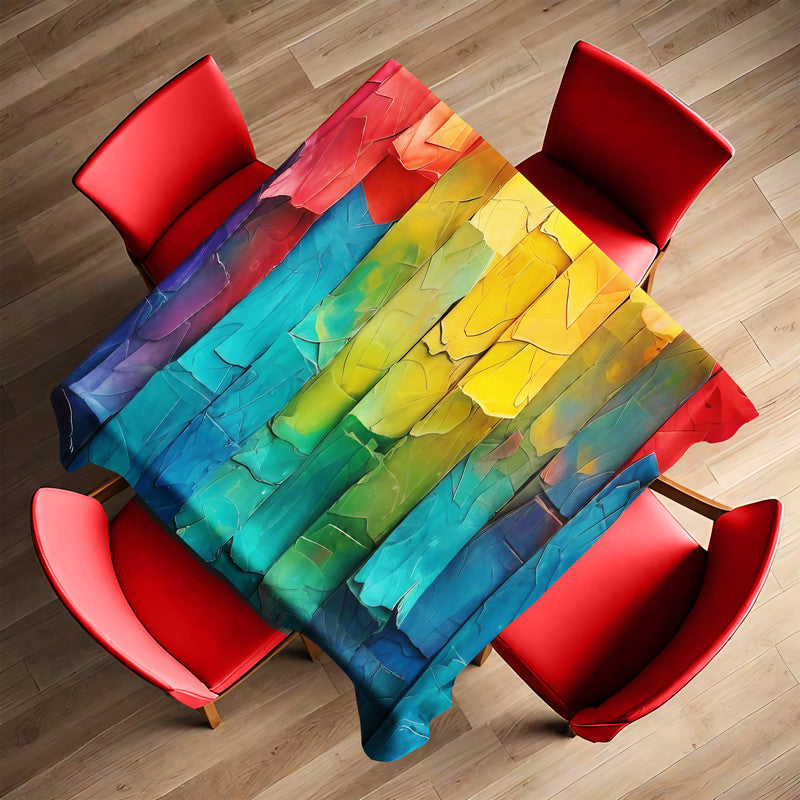 Colourful Bark Square Tablecloth