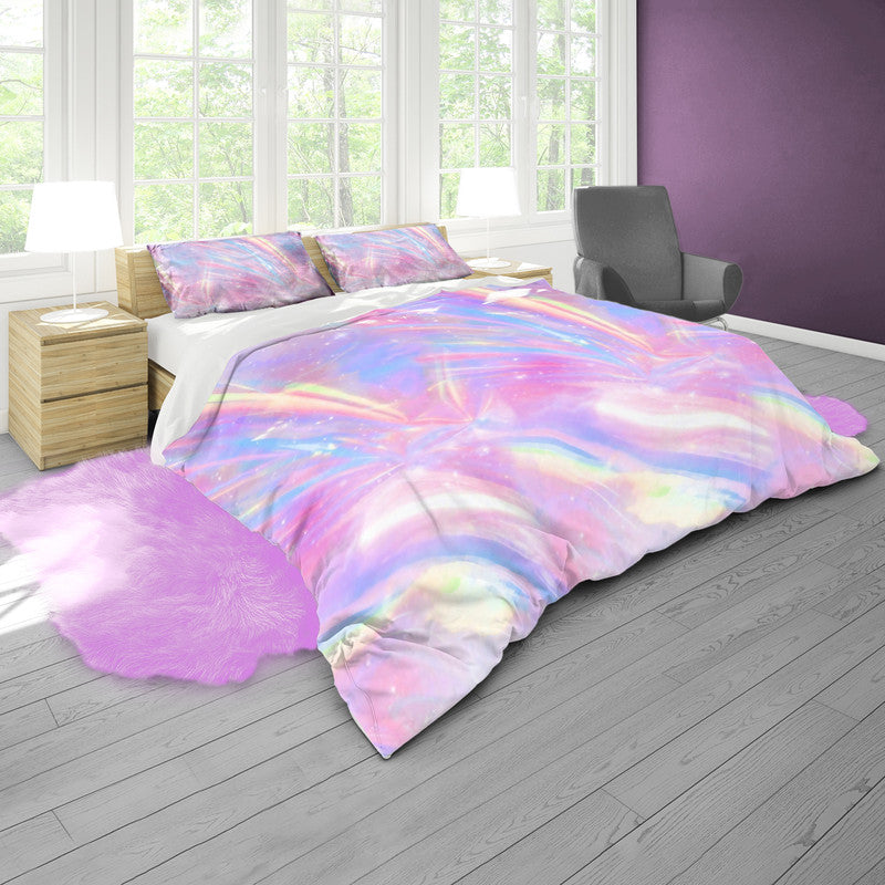Colourful Beams Duvet Cover Set