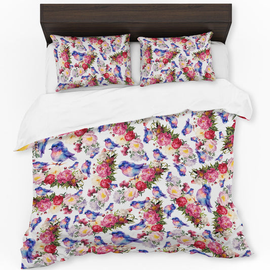 Colourful Birds Duvet Cover Set by Mark van Vuuren