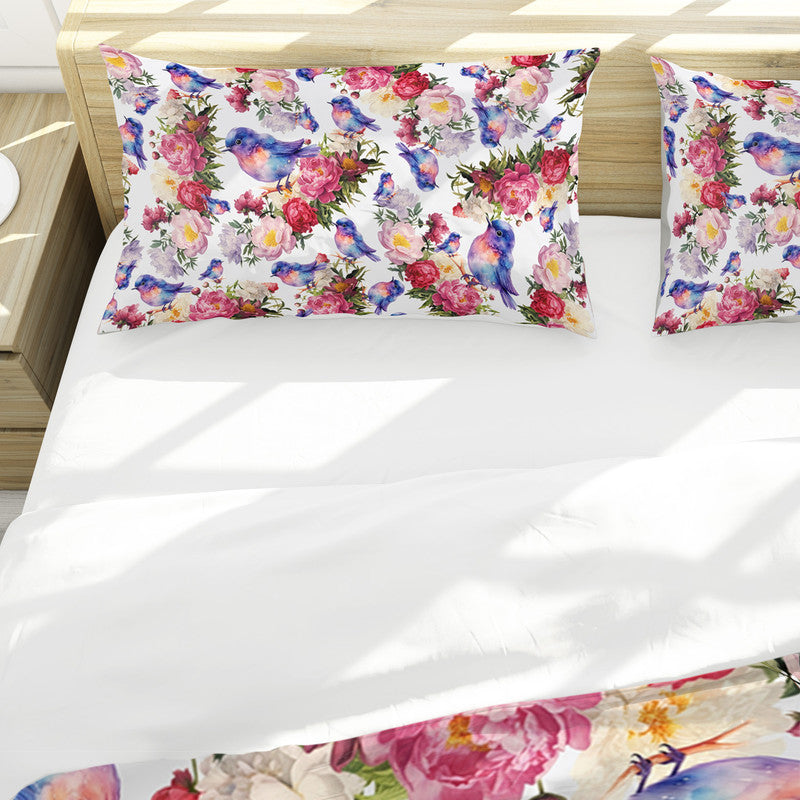 Colourful Birds Duvet Cover Set by Mark van Vuuren