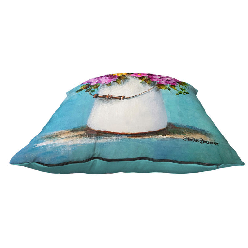 Colourful Bouquet in Tin Vase Luxury Scatter by Stella Bruwer