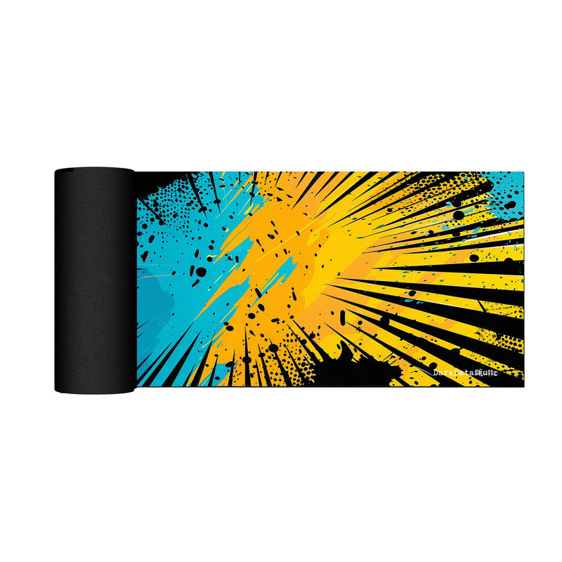 Colourful Comic Book Large Desk Pad by Wikus Schalkwyk