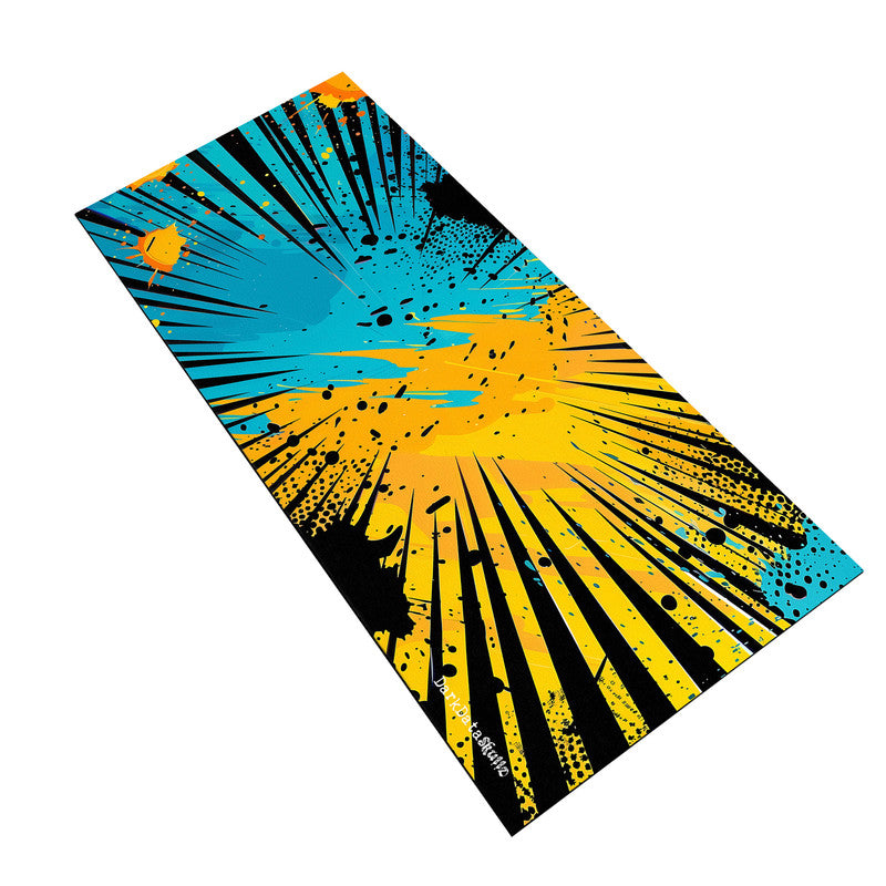 Colourful Comic Book Large Desk Pad by Wikus Schalkwyk