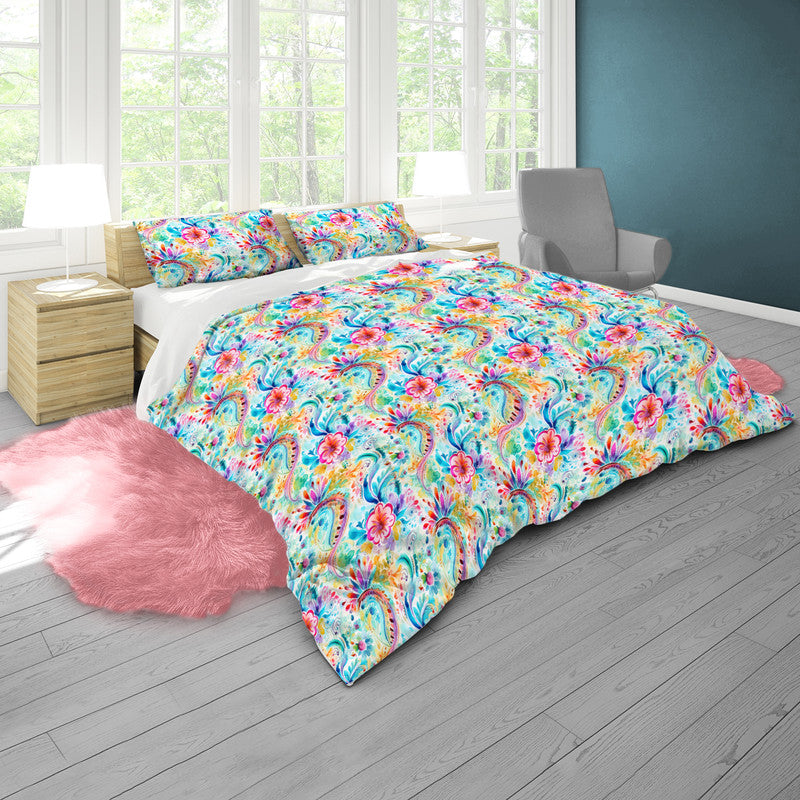 Colourful Curls Duvet Cover Set