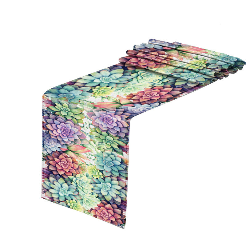 Colourful Succulents Table Runner by Mark van Vuuren