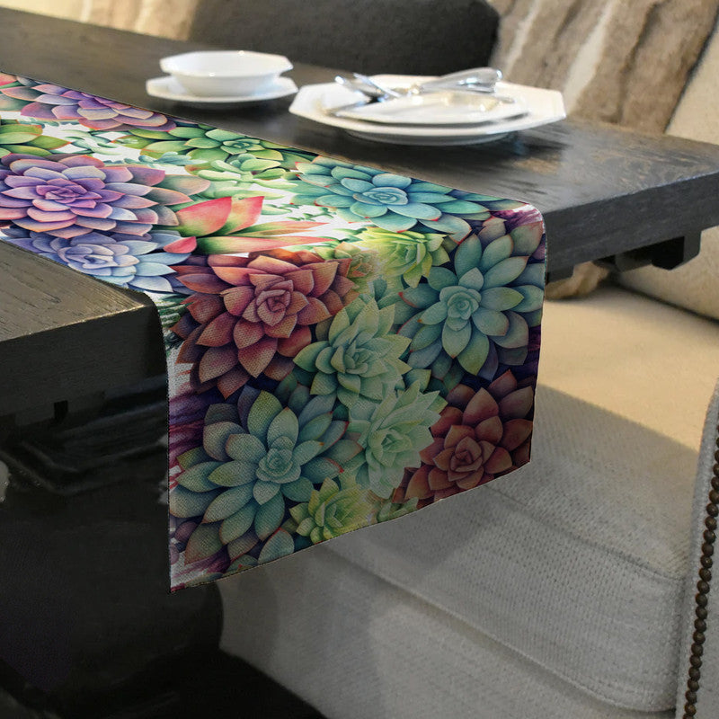 Colourful Succulents Table Runner by Mark van Vuuren