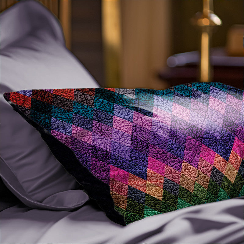 Colourful Zigzag Oblong Luxury Scatter